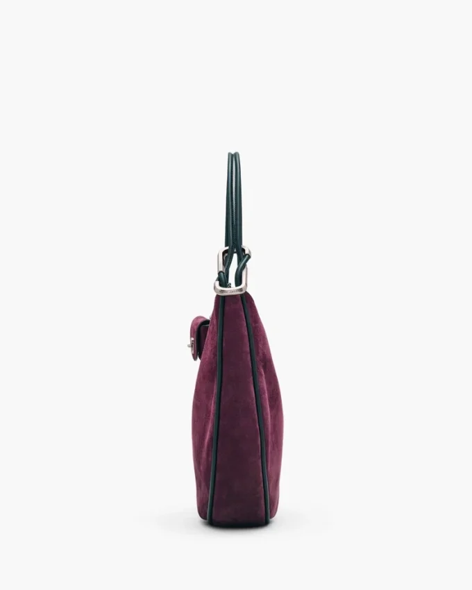 Die große Dual-Hobo-Tasche aus Wildleder Die große Dual-Hobo-Tasche aus Wildleder