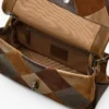 Die große Dual-Tasche aus Wildleder-Patchwork Die große Dual-Tasche aus Wildleder-Patchwork