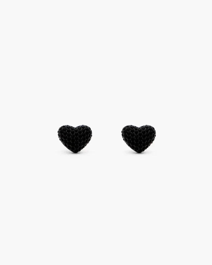 Die Heart Balloon Pave Ohrringe