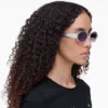 Die klassische runde Sonnenbrille mit Logo