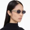 Die klassische runde Sonnenbrille mit Logo