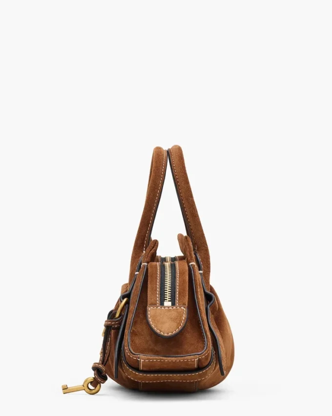 Die kleine Cristina-Tasche aus Wildleder Die kleine Cristina-Tasche aus Wildleder