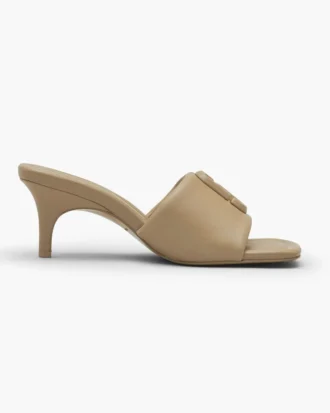 Die Leder-Sandale The J Marc mit Absatz