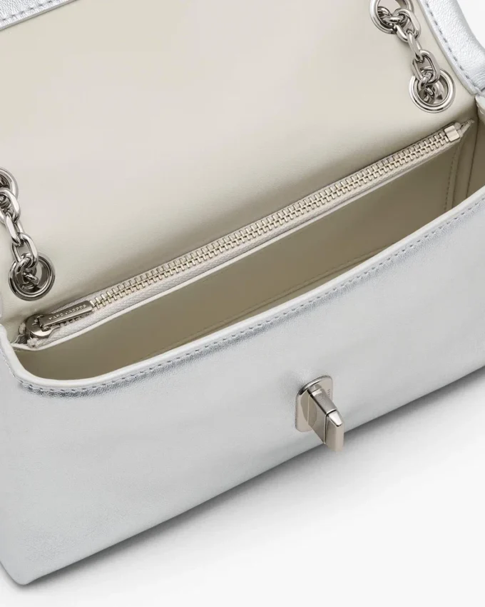 Die Metallic Dual Chain Mini Bag
