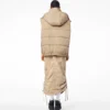 Die Oversized-Daunenweste