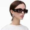 Die rechteckige Sonnenbrille Die rechteckige Sonnenbrille