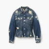 Die Rip And Repair Fluted Denim Jacke Die Rip And Repair Fluted Denim Jacke