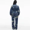 Die Rip And Repair Fluted Denim Jacke Die Rip And Repair Fluted Denim Jacke