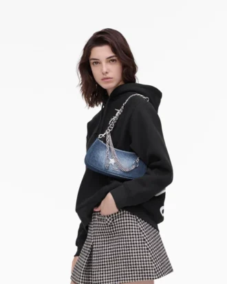 Die Schultertasche „Faded Denim Charm”