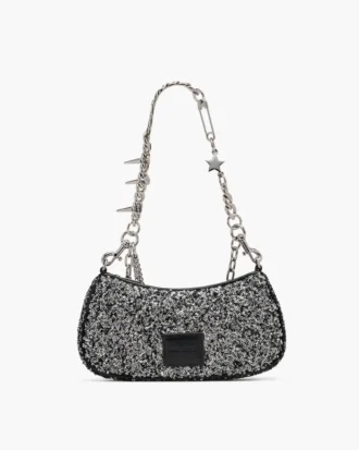 Die Sequin Charm Schultertasche