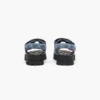 Die Sunny Sandal aus gestepptem Denim