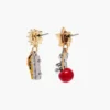 Die Trinket Charm Cluster Ohrringe