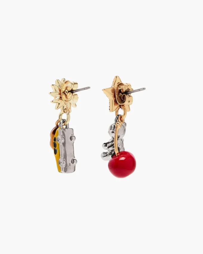 Die Trinket Charm Cluster Ohrringe