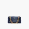 Die Trinket Charm Denim Dual Chain Mini Bag Die Trinket Charm Denim Dual Chain Mini Bag
