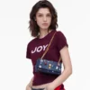 Die Trinket Charm Denim Dual Chain Mini Bag Die Trinket Charm Denim Dual Chain Mini Bag