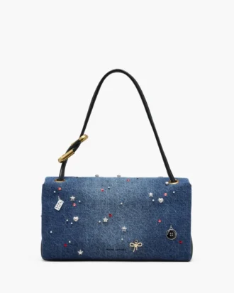 Die Trinket Charm Denim Large Dual Bag