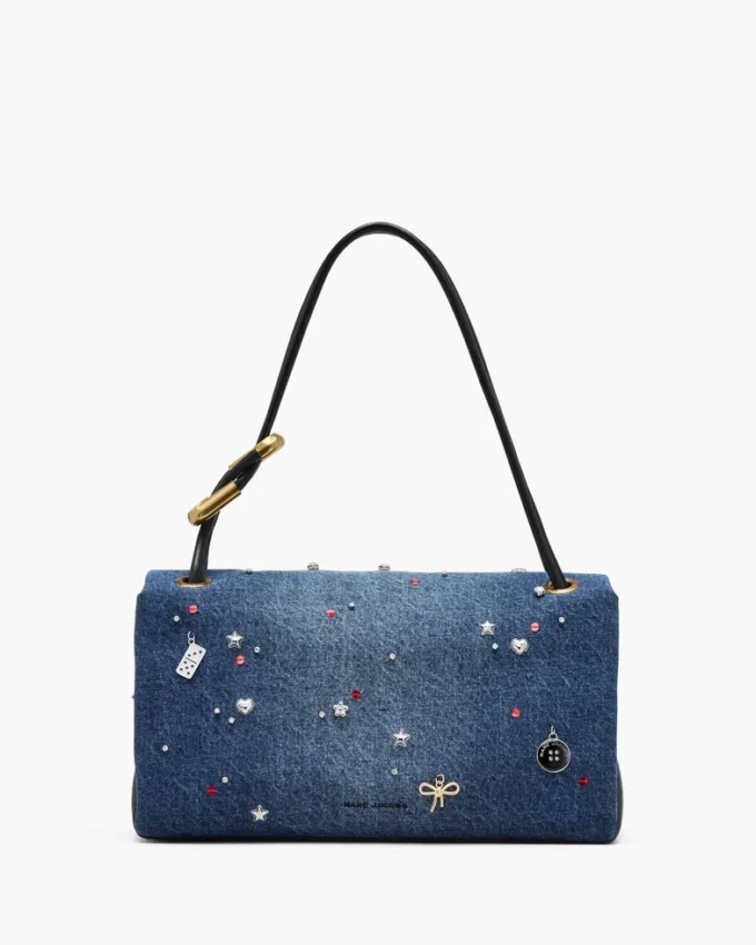 Die Trinket Charm Denim Large Dual Bag Die Trinket Charm Denim Large Dual Bag