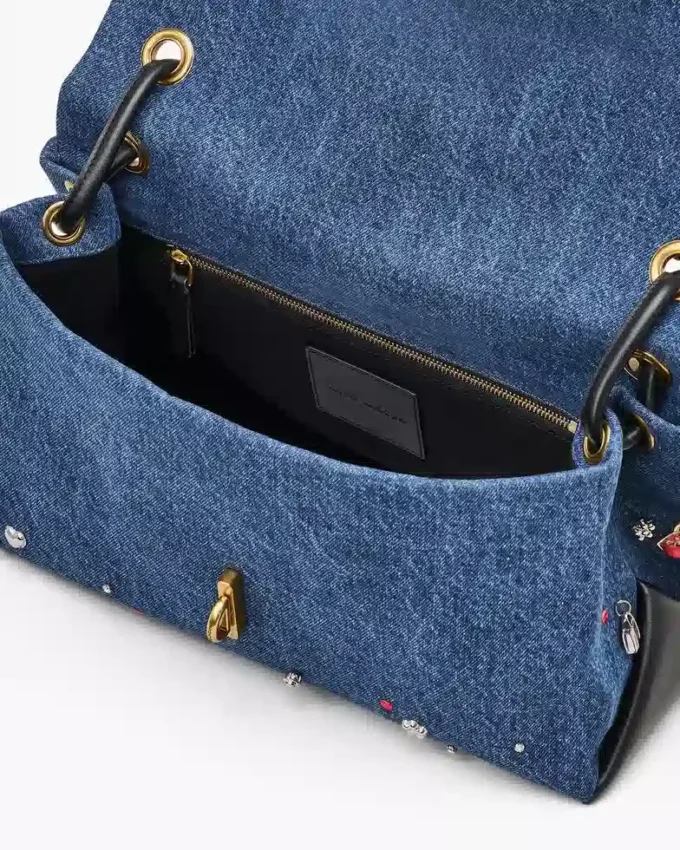 Die Trinket Charm Denim Large Dual Bag Die Trinket Charm Denim Large Dual Bag