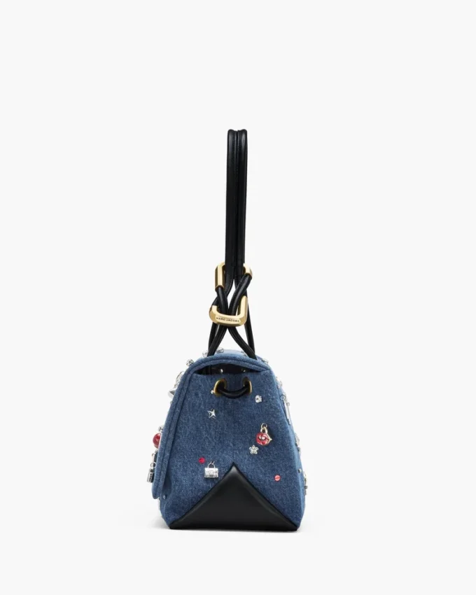 Die Trinket Charm Denim Large Dual Bag Die Trinket Charm Denim Large Dual Bag