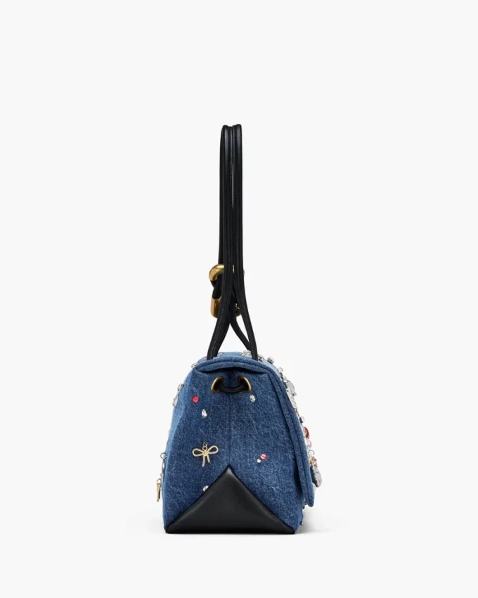 Die Trinket Charm Denim Large Dual Bag Die Trinket Charm Denim Large Dual Bag