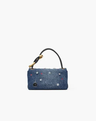 Die Trinket Charm Denim Mini Dual Bag