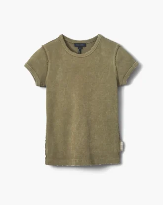 Grunge-T-Shirt mit verkürzter Passform