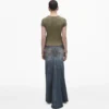 Grunge-T-Shirt mit verkürzter Passform Grunge-T-Shirt mit verkürzter Passform