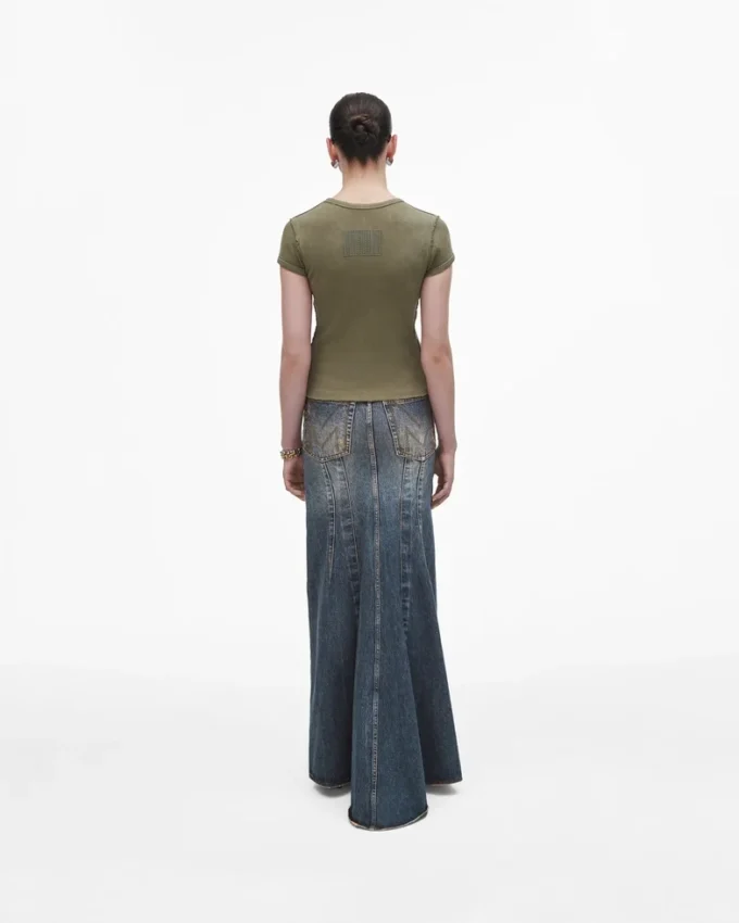 Grunge-T-Shirt mit verkürzter Passform Grunge-T-Shirt mit verkürzter Passform