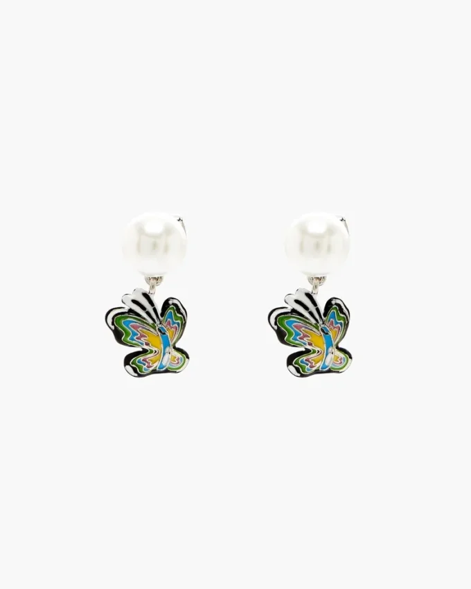 Hattie Stewart X Marc Jacobs Butterfly Pearl Ohrringe Hattie Stewart X Marc Jacobs Butterfly Pearl Ohrringe