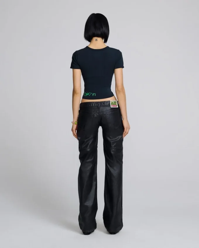 Jeans mit Reißverschluss vorne