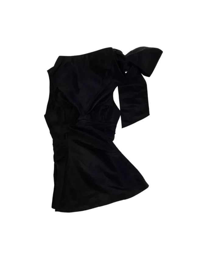 Kleid mit geformter Schleife