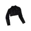 Kurze beschichtete Jeansjacke