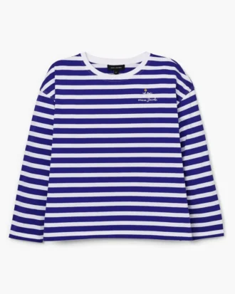 Langarmshirt mit Daisy-Streifen