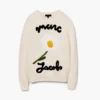 Marc Is Joy Jacquard-Pullover mit Rundhalsausschnitt