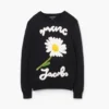 Marc Is Joy Jacquard-Pullover mit Rundhalsausschnitt