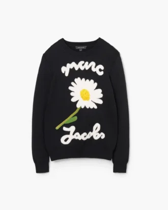 Marc Is Joy Jacquard-Pullover mit Rundhalsausschnitt
