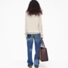 Marc Is Joy Jacquard-Pullover mit Rundhalsausschnitt