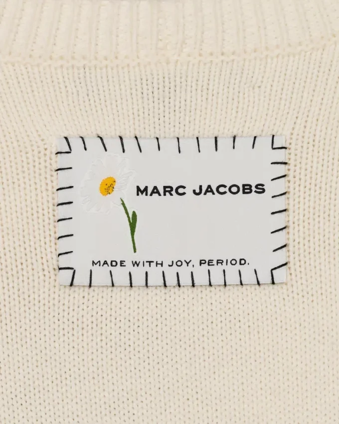 Marc Is Joy Jacquard-Pullover mit Rundhalsausschnitt