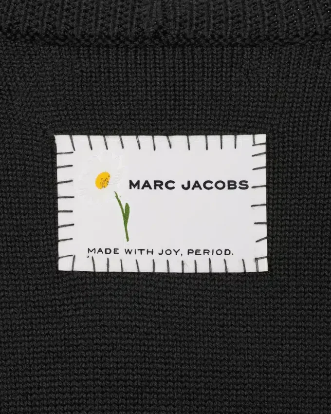 Marc Is Joy Jacquard-Pullover mit Rundhalsausschnitt