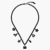 Mini Icon Pave Charm Halskette