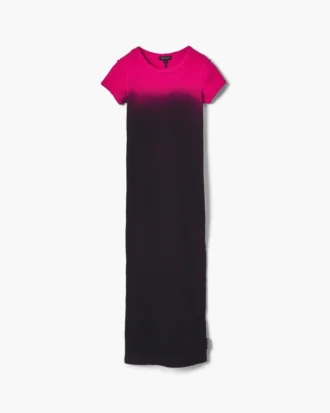 Ombré-Spray-T-Shirt-Kleid