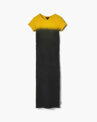 Ombré-Spray-T-Shirt-Kleid