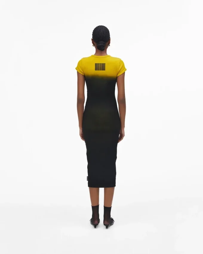 Ombré-Spray-T-Shirt-Kleid Ombré-Spray-T-Shirt-Kleid