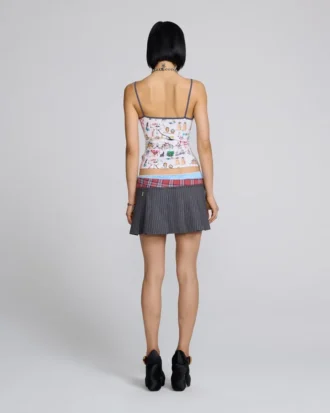 Plissierter Boxerrock