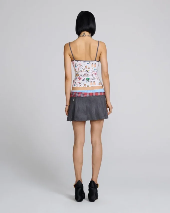 Plissierter Boxerrock