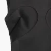 Satin-Kleid mit Nähten Satin-Kleid mit Nähten