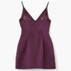 Satin-Kleid mit Schleife