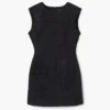Skulpturales Tweedkleid
