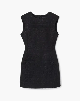 Skulpturales Tweedkleid