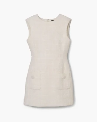 Skulpturales Tweedkleid